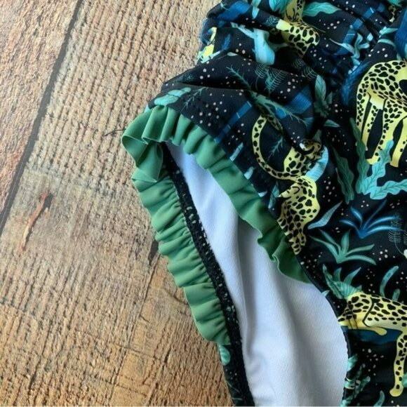 Ruffle butts girls safari high rise swimsuit bikini bottom -16 - Picture 2 of 8